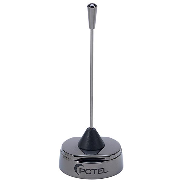 PCTCN4347 - PCTEL 430-470 MHz Unity 1/4 Wave Chrome Nut Antenna, Titanium Gray