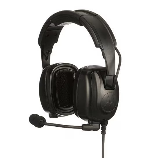 PMLN7464A PMLN7464 - Motorola Heavy-Duty, Over-the-Head Headset With Noise-Canceling Boom Microphone