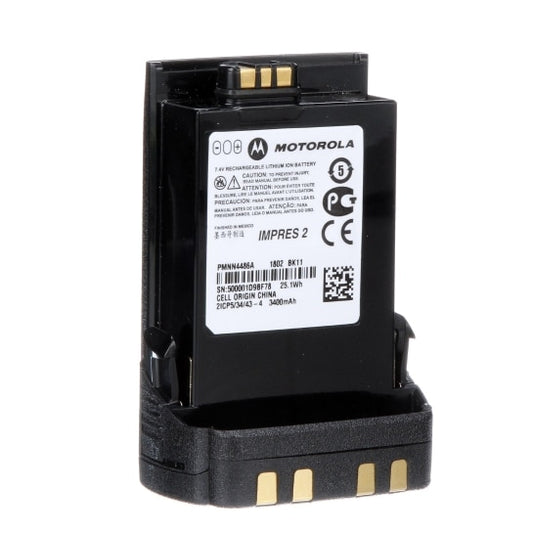 PMNN4486A PMNN4486 - Motorola IMPRES 2 LiIon Battery, 3400mAh Rugged