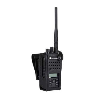 PMLN5867A PMLN5867 - Motorola Hard Leather Case w 2.5" Fix Loop, Ltd Keypad