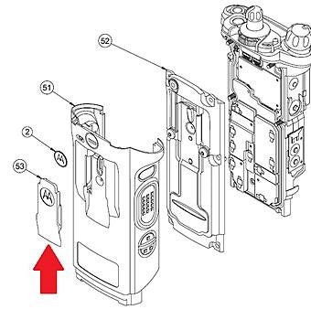 1575356H01 - Motorola Cover, Belt Clip