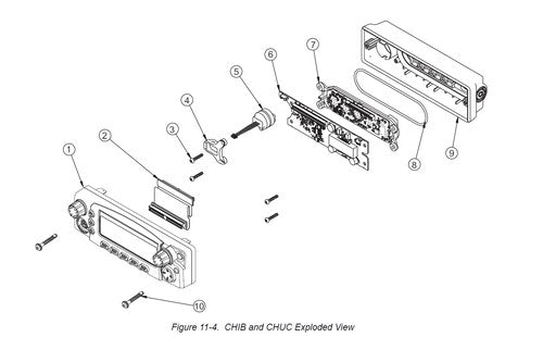 HKN6191A HKN6191 - Motorola FLEX, CH TO REMOTE ASSY (CHIB) XTL