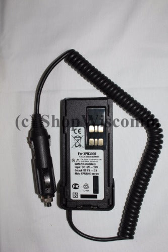 Battery Eliminator for Motorola MotoTRBO XPR3000 XPR7000 Series - XPR3-BE