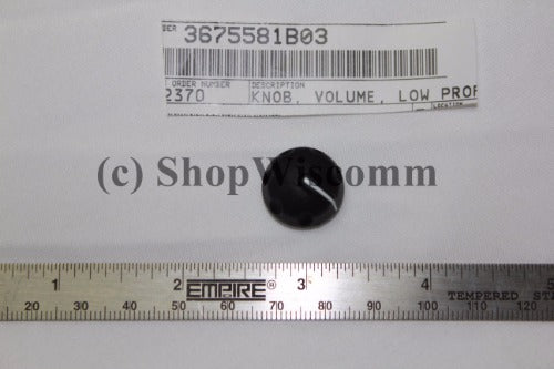 3675581B03 - Motorola APX Low Profile Volume Knob