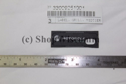 33009261001 - Label, Grille, Speaker for APX6000