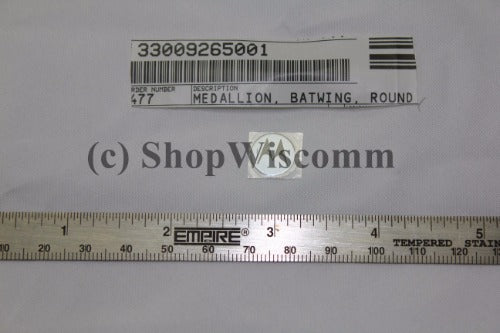 33009265001 - Motorola MEDALLION, BATWING, ROUND