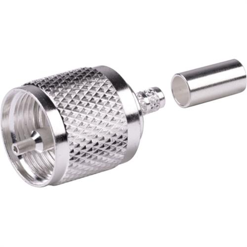RFU-505 - RF Industries UHF PL-259 Male Crimp Connector for RG58