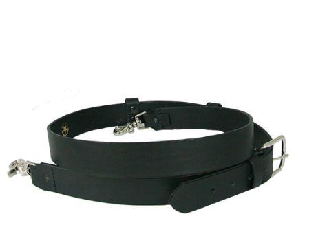 6545XL-1 - Boston Leather Firefighters Radio Strap, WIDE - 8" Longer