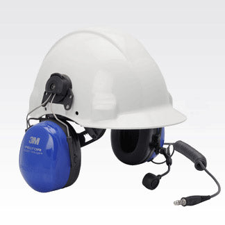 PMLN6333A PMLN6333 - Motorola Twin Cup Hardhat Mount Headset ATEX