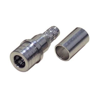 RQA-5000-C - RF Industries QMA Male Crimp Connector for RG58 LMR195