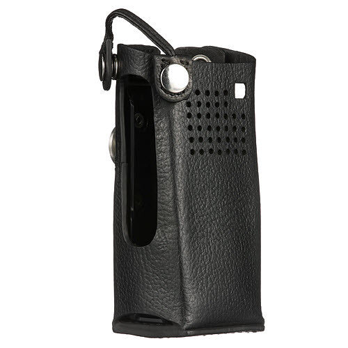 PMLN7906A PMLN7906 PMLN5875 - Motorola Leather Carry Case with 2.75" swivel belt loop for short batteries