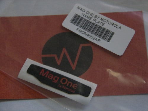 PMDN4002AR PMDN4002 - Motorola MAG ONE BY MOTOROLA NAMEPLATE - BPR40