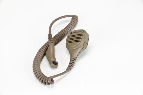 NNTN8236A NNTN8236 - Motorola SRX 2200 Remote Speaker Mic w/Audio Jack - Coyote Brown