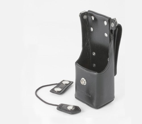 NTN8382B NTN8382 - Motorola XTS5000 Leather Carry Case with Belt Loop, D rings, and T-Strap