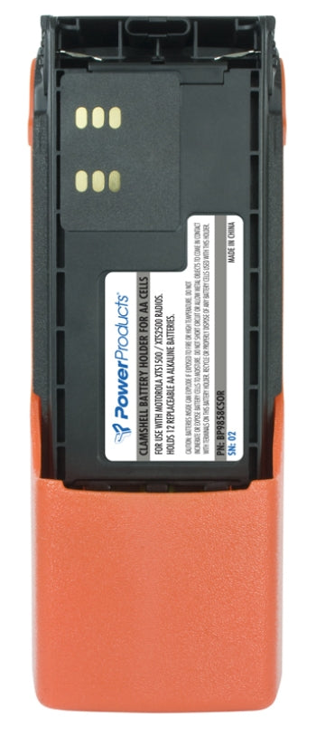 BP9858CSOR - Power Products ALKALINE CLAMSHELL FOR MOTOROLA XTS2500 HT1250