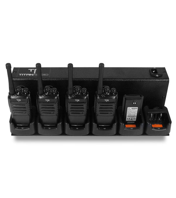 TR3X6MUC Titan Radios 6 Unit Bank Charger for Titan TR3X Radios