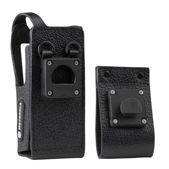 PMLN5020C PMLN5020 - MotoTRBO Hard Leather Carry Case with 3in Swivel Belt Loop for Display Radio