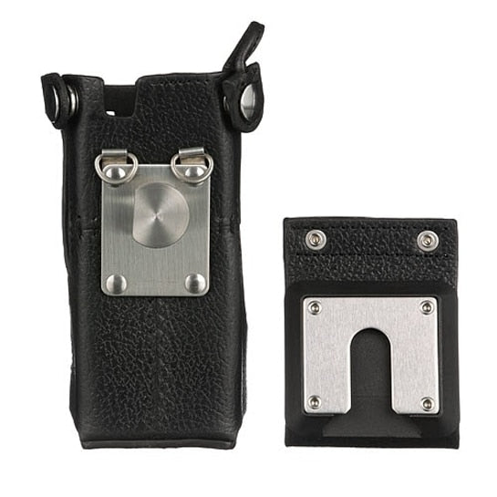 PMLN7906A PMLN7906 PMLN5875 - Motorola Leather Carry Case with 2.75" swivel belt loop for short batteries