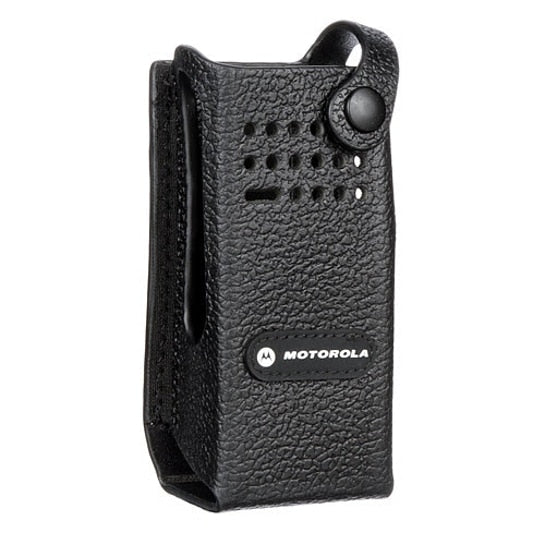 PMLN5839A PMLN5839 - Motorola Hard Leather Carry Case 3in Fixed PLAIN