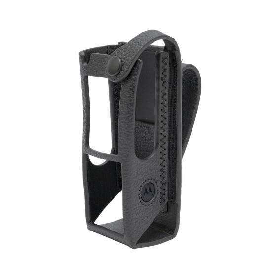 PMLN8300A PMLN8300 - Motorola Hard Leather Carry Case, 2.5" Swivel Belt Loop, Display