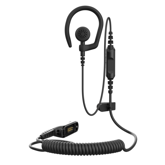PMLN8337A PMLN8337 - Motorola 1-Wire, IMPRES Single Earbud with Removable Earhook