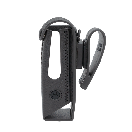 PMLN8302A PMLN8302 - Motorola Hard Leather Carry Case, 3" Swivel Belt Loop, Non Display
