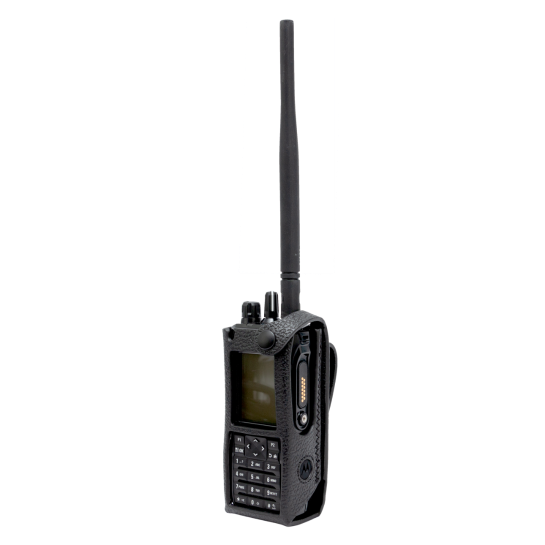 PMLN8301A PMLN8301 - Motorola Hard Leather Carry Case, 3" Fixed Belt Loop, Display