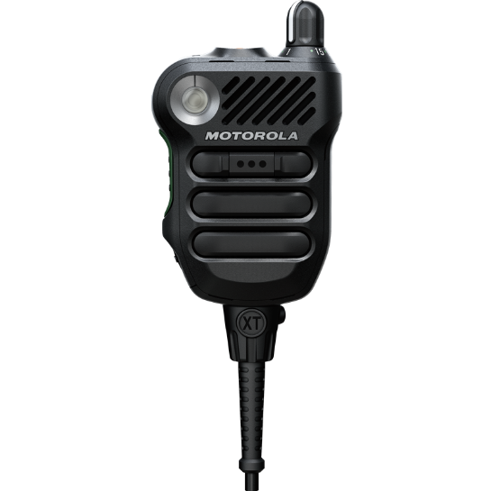PMMN4154ABLK - Motorola XVE500 DIV 1 Remote Speaker Mic BLACK with Knob