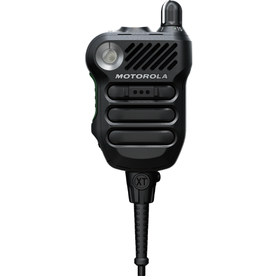 PMMN4154BBLK - Motorola XVE500 DIV 1 Remote Speaker Mic BLACK with Knob