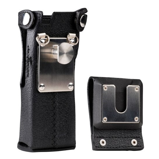 PMLN5324C PMLN5324 - Motorola Leather Carry Case with 2.75in swivel belt loop for short batteries