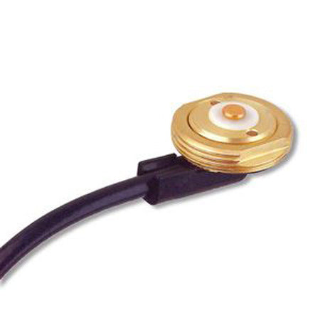 MB8UMI - LAIRD 3/4" Hole NMO Style Brass Mount with 17' RG58U & M-UHF Installed