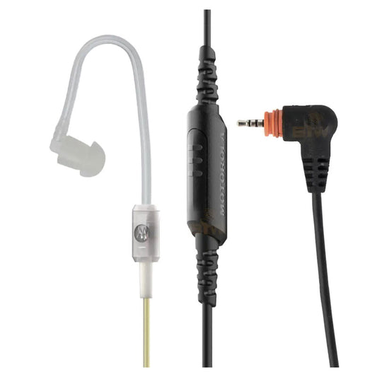 PMLN8191A PMLN8191 - Motorola 1-Wire Clear Tube Earpiece, 2.5mm Angled Single Pin