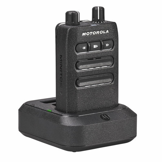 Motorola MINITOR 7 Voice Pager, 5 Channel IS - UHF 450.000 - 486.995 Mhz