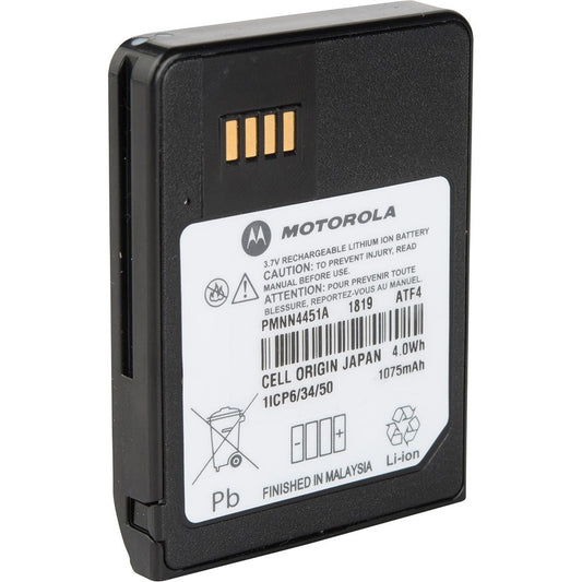 PMNN4451A PMNN4451 - Motorola Minitor VI Standard Lithium Ion Battery, IP56