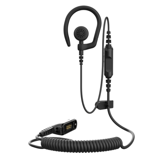 PMLN8713A PMLN8713 - Motorola 1-Wire, IMPRES™ Single Earbud with Removable Earhook