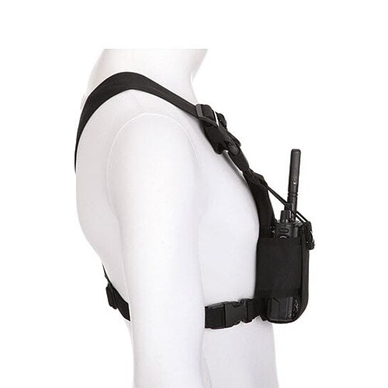 HLN6602A HLN6602 - Universal Chest Pack with Radio Holder, Pen Holder and Velcro Secured Pouch