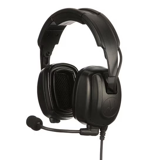 PMLN7465A PMLN7465 - Motorola Heavy-Duty, Over-the-Head Headset With Noise-Canceling Boom Microphone