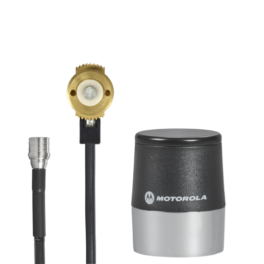 AN000197A11 - Motorola Motorcycle mount, low profile antenna with QMA connector, 3dB gain, 762-870 MHz