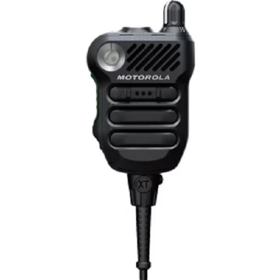 PMMN4173ABLK - Motorola XVE500m Div 1 Remote Speaker Microphone, Black With Knob, Ul, GCAI Mini