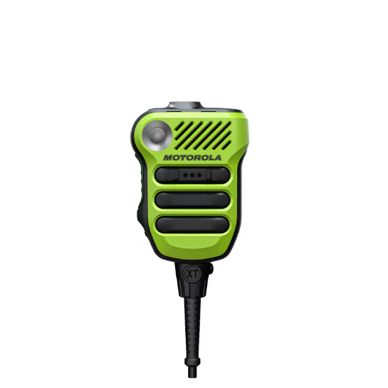 PMMN4172A PMMN4172 - Motorola XVE500m Div 1 Remote Speaker Microphone, High Impact Green Without Knob, Ul, GCAI Mini