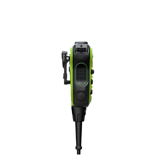 PMMN4172A PMMN4172 - Motorola XVE500m Div 1 Remote Speaker Microphone, High Impact Green Without Knob, Ul, GCAI Mini