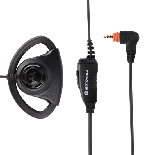 PMLN7159A PMLN7159 - Adjustable D-style earpiece with in-line microphone and push-to-talk, black