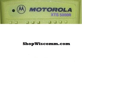 3385221D03 - Motorola "XTS5000R" YELLOW Top Front Label
