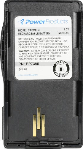 BP7395-1 - Power Products BATTERY FOR MOTOROLA VISAR - 7.5 V / 1200 mAh / NiCd