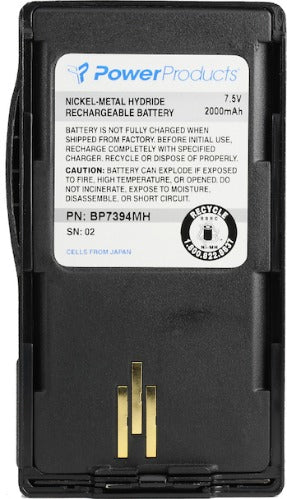 BP7394MH - Power Products BATTERY FOR MOTOROLA VISAR - 7.5 V / 2000 mAh / NiMH