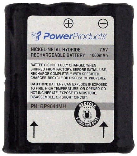 BP9044MH - Power Products BATTERY FOR MOTOROLA P10 - 7.5 V / 1000 mAh / NiMH