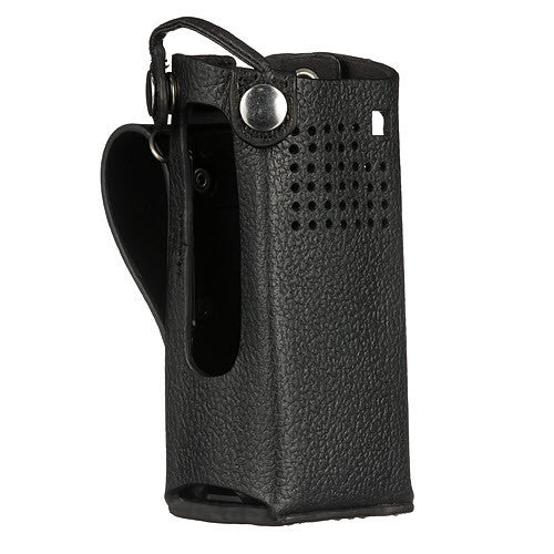 PMLN7905A PMLN7905 PMLN5876 - Motorola Leather Carry Case with 3" fixed belt loop for short batteries