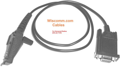 Kenwood AFTERMARKET Portable Radio Programming Cable - KPG-36