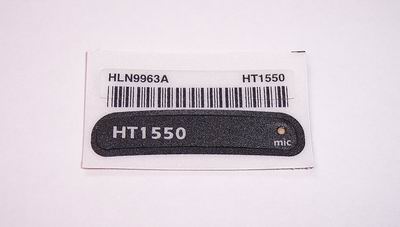 HLN9963A HLN9963 - Motorola "HT1550" Radio Name Plate
