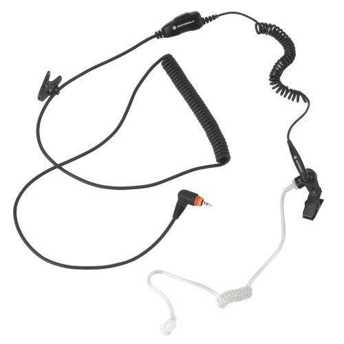 PMLN7158A PMLN7158 - Motorola 1-Wire Surveillance Kit with in-line microphone and push-to-talk Black